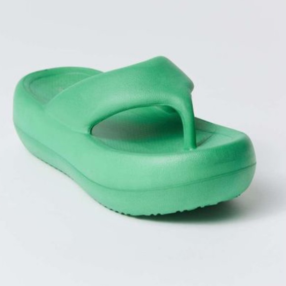 Jeffrey CampbellWomen's Green Chillaxin Platform Thong
Sandal 6 preowned - Picture 2 of 14